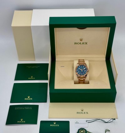 Rolex Sky-dweller New 2025 Sky-dweller 42mm 336935 Rose Gold Blue Dial