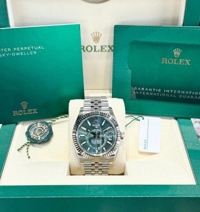 Rolex Sky-dweller New 336934 Mint Green Jubilee 2023