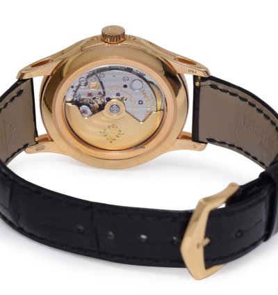 Patek Philippe Annual Calendar 5205 18k Rose Gold Black Dial Watch 13 5205r