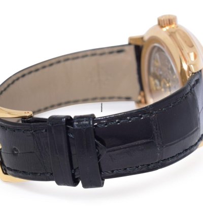 Patek Philippe Annual Calendar 5205 18k Rose Gold Black Dial Watch 13 5205r