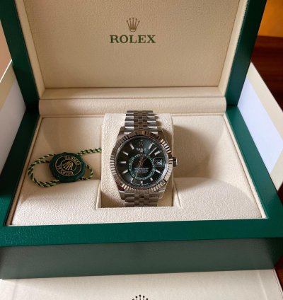 Rolex Sky-dweller New Green Dial Jubilee Skydweller Sky Dweller