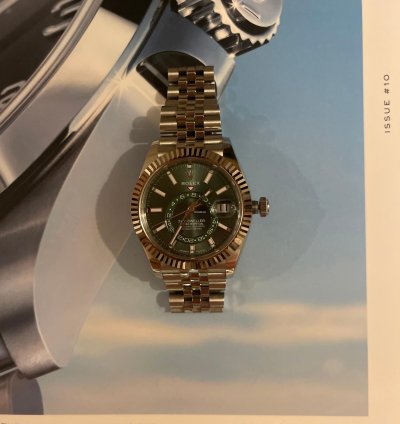 Rolex Sky-dweller New Green Dial Jubilee Skydweller Sky Dweller