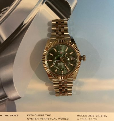 Rolex Sky-dweller New Green Dial Jubilee Skydweller Sky Dweller