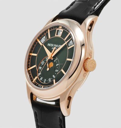 Patek Philippe Annual Calendar 5205r Green Dial 18k Rose Gold