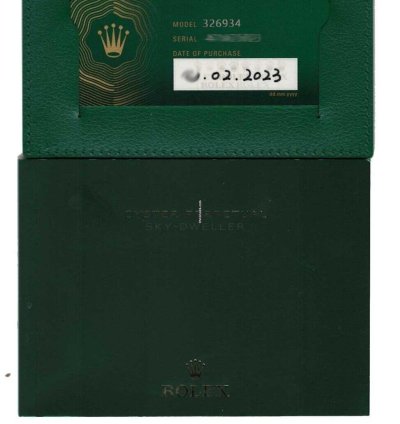 Rolex Sky-dweller New Rolex Sky-dweller 18k Gold Steel Blue Dial 42mm Watch Box Papers 23 326934