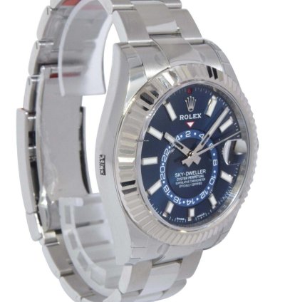 Rolex Sky-dweller New Rolex Sky-dweller 18k Gold Steel Blue Dial 42mm Watch Box Papers 23 326934