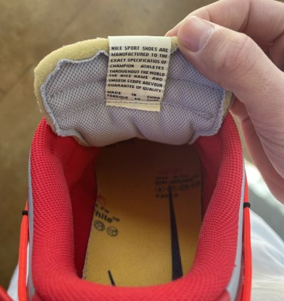 Final Drop Nike Off-white Dunk Low University Red