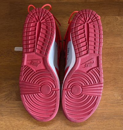 Final Drop Nike Off-white Dunk Low University Red