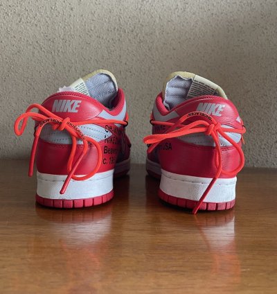 Final Drop Nike Off-white Dunk Low University Red