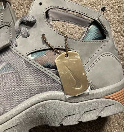 Gully Grey Corteiz Nike Air Trainer Huarache