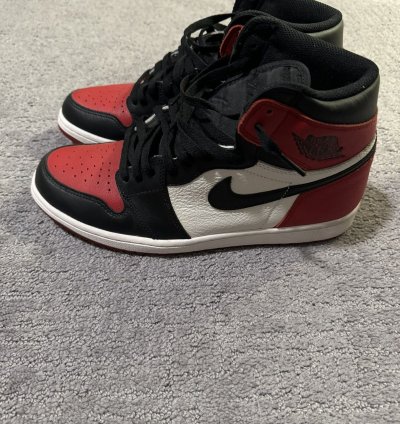 Jordan 1 Bred Toe