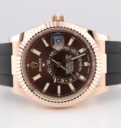 Rolex Sky-dweller Oyster Flex Chocolate Dial - 2022 Full Set