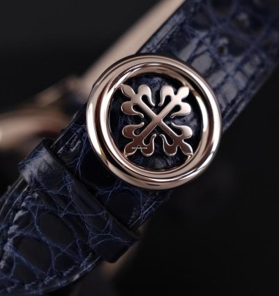 Patek Philippe Annual Calendar Blue Baguette Diamond Dial 5396g-017 Papers Box German Delivered Moonphase 18k White Gold