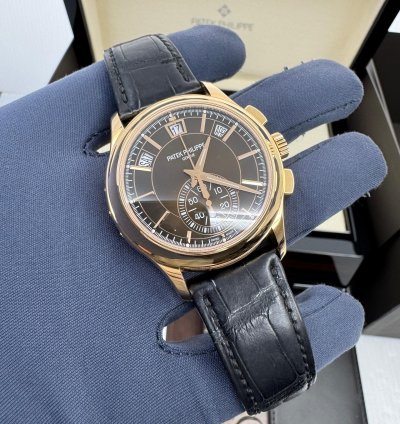 Patek Philippe Annual Calendar Chronograph 2021 Chocolate Brown Dial 18k Rose Gold Annual Calendar Chronograph