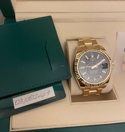 Rolex Sky-dweller Ref 326938 Full Set Absolut Ungetragen Nicht Poliert