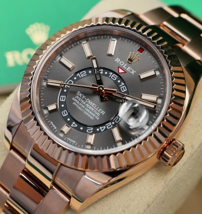 Rolex Sky-dweller Rhodium Dial