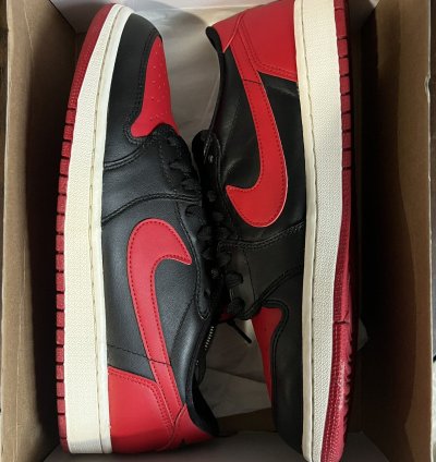 Jordan 1 Retro Low - Bred 2015