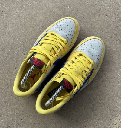 Jordan 1 Retro Low Og Sp Travis Scott Canary Size 8 5 Size 7