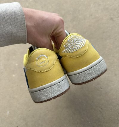 Jordan 1 Retro Low Og Sp Travis Scott Canary Size 8 5 Size 7