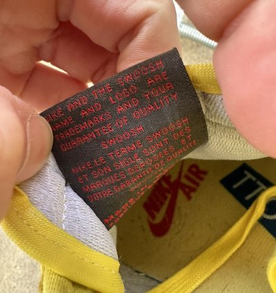 Jordan 1 Retro Low Og Sp Travis Scott Canary Size 8 5 Size 7