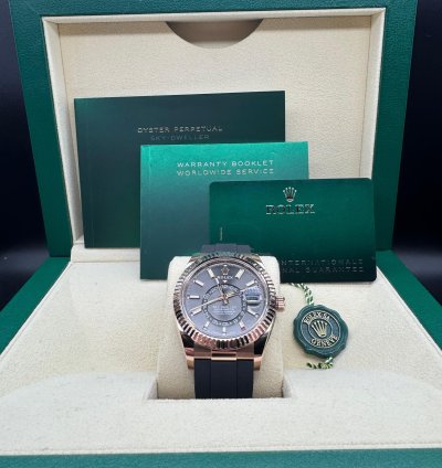 Rolex Sky-dweller Rhodium Dial Unworn