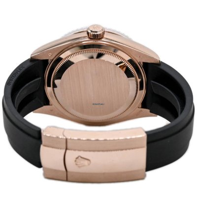 Rolex Sky-dweller Rose Gold 42mm White Dial Oysterflex 326235