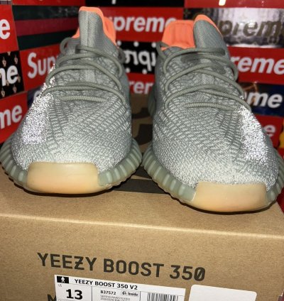 Yeezy Adidas Boost 350 V2 In Desert Sage Fx9035 Size 13