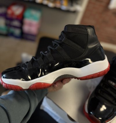 Jordan 11 Bred Playoff 2012 378037-010 Size 10 5