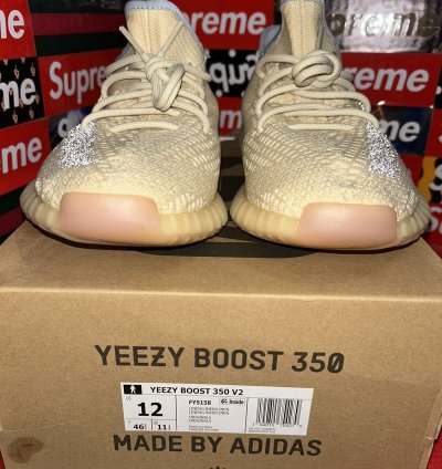 Yeezy Adidas Boost 350 V2 In Linen Fy5158 Size 12