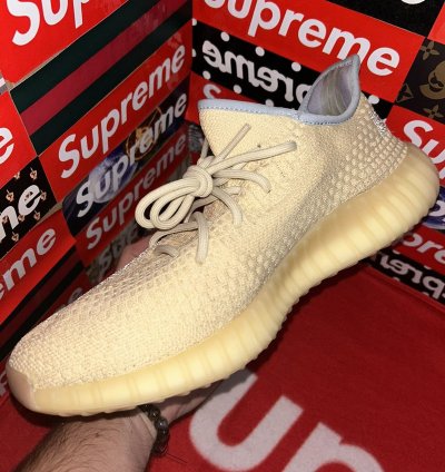 Yeezy Adidas Boost 350 V2 In Linen Fy5158 Size 12