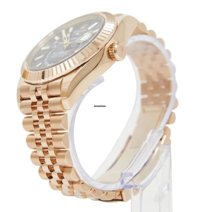 Rolex Sky-dweller Rose Gold Blue Dial On Jubilee Complete Set Unworn 2024