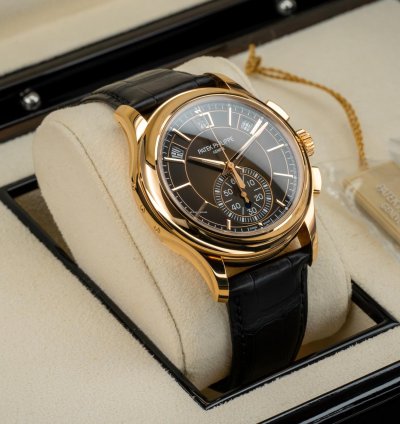 Patek Philippe Annual Calendar Chronograph 5905r-001 Annual Calendar Chronograph Rose Gold Box Papers Mint