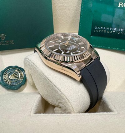 Rolex Sky-dweller Rose Gold Chocolate Dial 2023