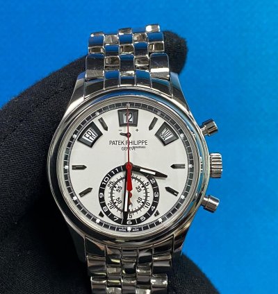Patek Philippe Annual Calendar Chronograph 5960 1a-001 White Annual Calendar Chronograph