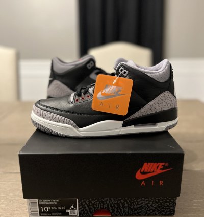 Jordan 3 Retro Og Black Cement 2024