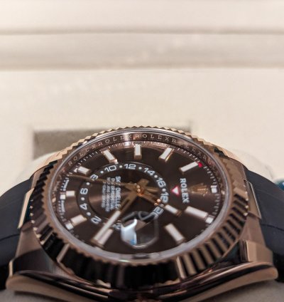 Rolex Sky-dweller Rose Gold Sky-dweller Chocolate Dial