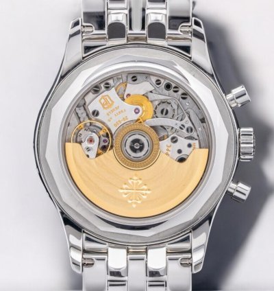 Patek Philippe Annual Calendar Chronograph 5960 Chronograph Ss Silver Dial