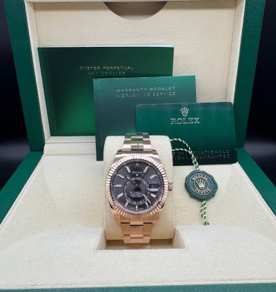 Rolex Sky-dweller Rose Gold Unworn