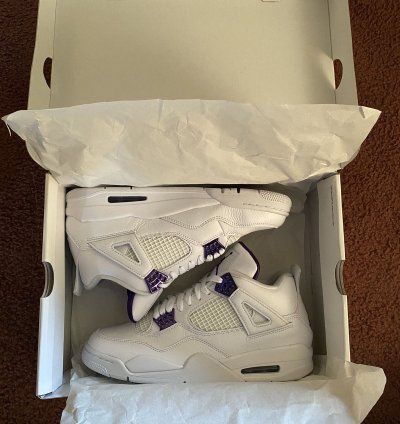 Jordan 4 Metallic Purple