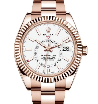Rolex Sky-dweller Rose Gold White Dial 326935 Unworn 2023