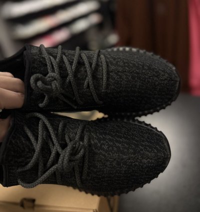 Yeezy 350 Og Original Pirate Black Size 10 bb5350