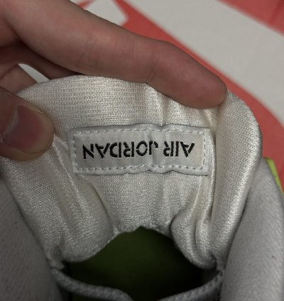 Jordan 4 Neon Size 13 Replacement Box Clean