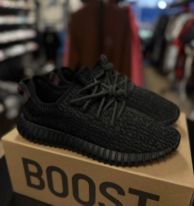 Yeezy 350 Og Original Pirate Black Size 10 bb5350