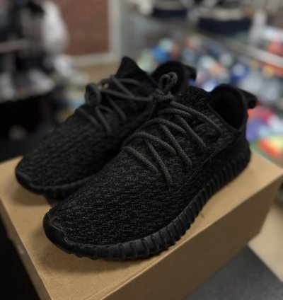Yeezy 350 Og Original Pirate Black Size 10 bb5350