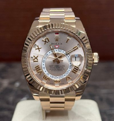 Rolex Sky-dweller Rose Sundust 2018 Fullset Ref 326935