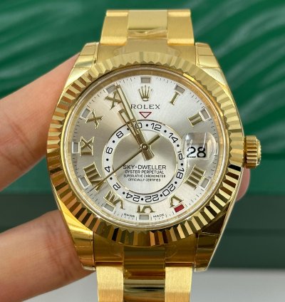 Rolex Sky-dweller Silver Roman 2021