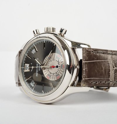 Patek Philippe Annual Calendar Chronograph 5960p-001 Anthracite Dial Complete 2008