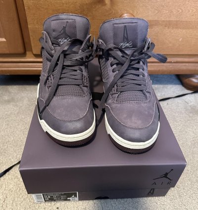 Jordan 4 Retro Ma Man Ere Shoes Violet Ore Size 11 5