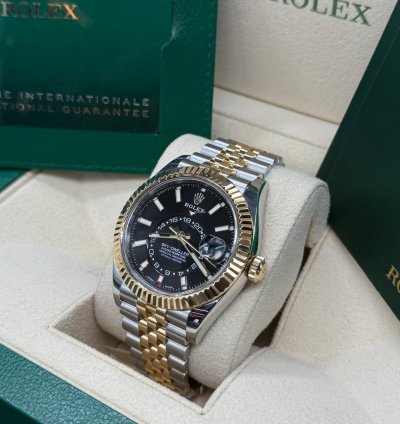 Rolex Sky-dweller Two Tone Jubilee Black Dial New 2023 336933