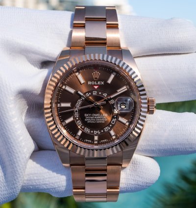 Rolex Sky-dweller Unworn 2023 Sky-dweller 42mm 326935 Chocolate Dial